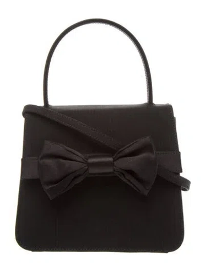 Pre-owned Escada Leather Top Handle Bag In Black