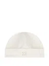 Escada Logo Beanie Hat In White