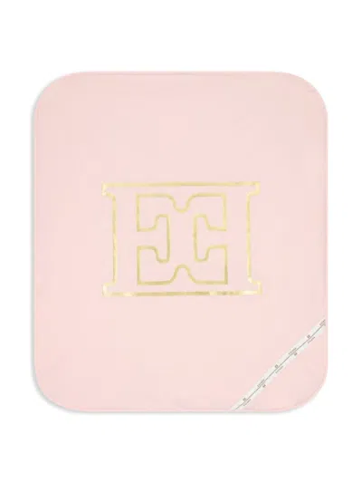 Escada Logo Blanket In Pink
