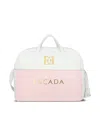 Escada Logo Changing Bag In White