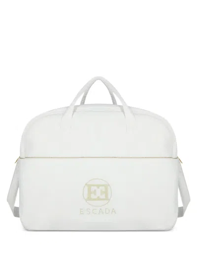 Escada Logo-detail Changing Bag In White