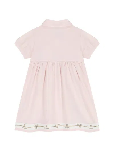 Escada Babies' Logo-detail Dress In Pink