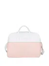 Escada Logo-embroidered Changing Bag In Pink