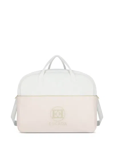 Escada Logo Embroidered Changing Bag In Pink