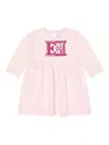Escada Baby Girls Embroidered Logo Dress In Pink