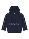 Escada Logo-embroidered Hoodie In Black