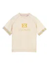 Escada Logo-embroidered T-shirt In Neutrals