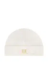 Escada Logo-embroidery Beanie Hat In White