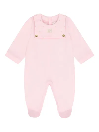 Escada Babies' Logo-embroidery Pajama In Pink