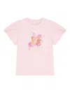Escada Logo-print Flutter-sleeve T-shirt In Pink