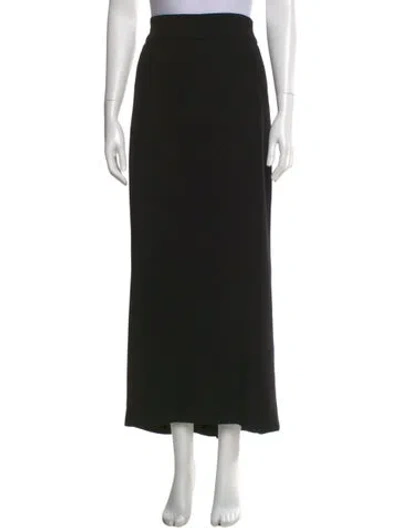 Pre-owned Escada Long Skirt In Black