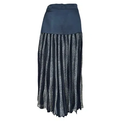 Pre-owned Escada Margaretha Ley 90s Escada Drop Waist Skirt In Black