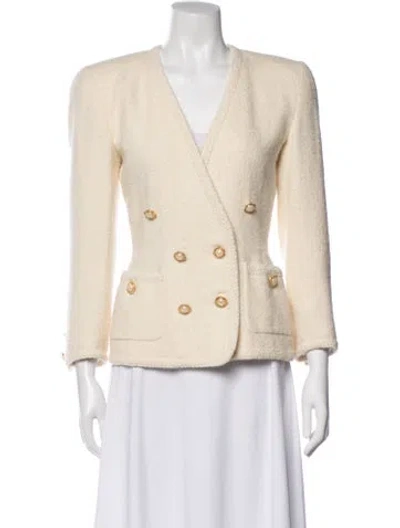 Pre-owned Escada Margaretha Ley Blazer In Neutral