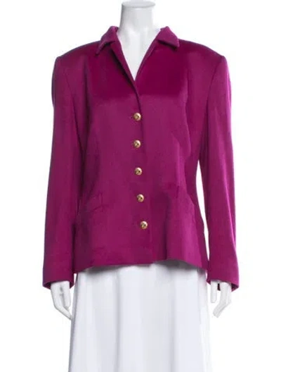 Pre-owned Escada Margaretha Ley Blazer In Pink