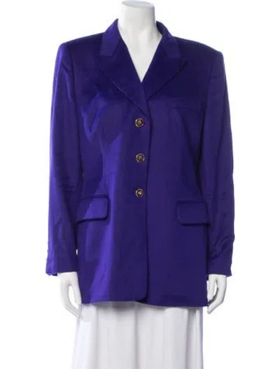 Pre-owned Escada Margaretha Ley Blazer In Purple