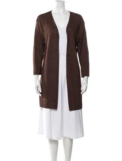 Pre-owned Escada Margaretha Ley Jacket In Brown