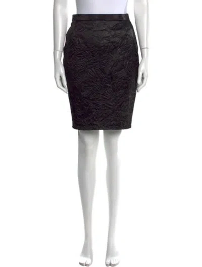 Pre-owned Escada Margaretha Ley Knee-length Skirt In Black