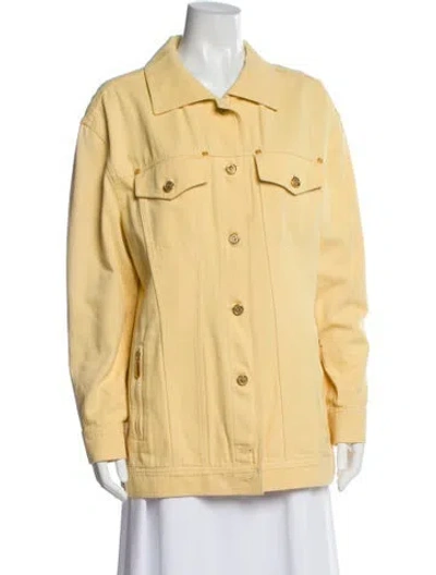 Pre-owned Escada Margaretha Ley Utility Jacket In Neutral