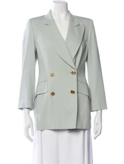 Pre-owned Escada Margaretha Ley Vintage 1980's Blazer In Green