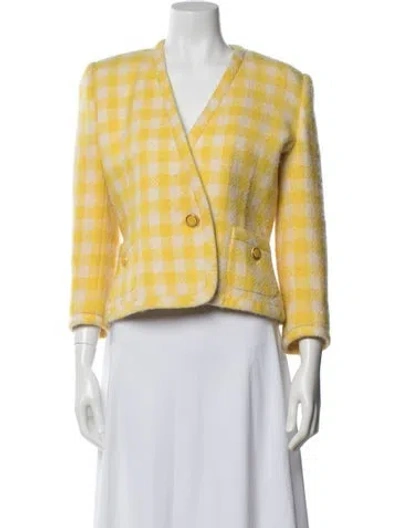Pre-owned Escada Margaretha Ley Vintage 1980's Blazer In Multi