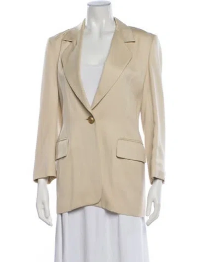 Pre-owned Escada Margaretha Ley Vintage 1990's Blazer In Neutrals