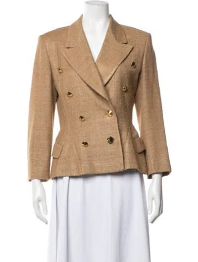Pre-owned Escada Margaretha Ley Vintage 1990's Blazer In Neutrals
