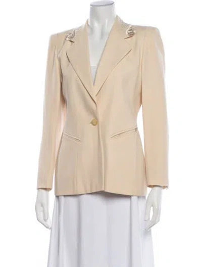 Pre-owned Escada Margaretha Ley Vintage 1990's Blazer In Neutrals