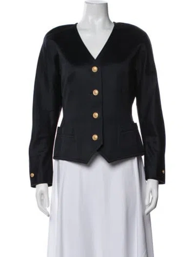 Pre-owned Escada Margaretha Ley Vintage Blazer In Blue