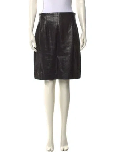 Pre-owned Escada Margaretha Ley Vintage Knee-length Skirt In Black
