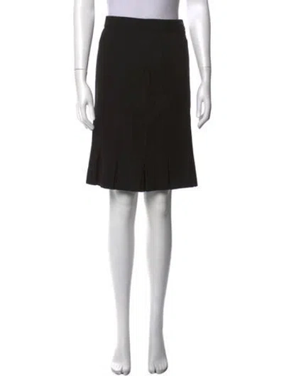Pre-owned Escada Margaretha Ley Vintage Knee-length Skirt In Black