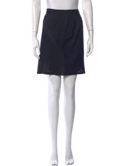 Pre-owned Escada Margaretha Ley Vintage Mini Skirt In Black