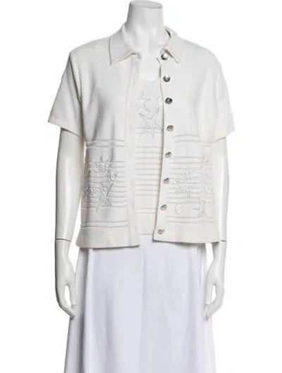 Pre-owned Escada Margaretha Ley Vintage Nylon Top In Neutrals