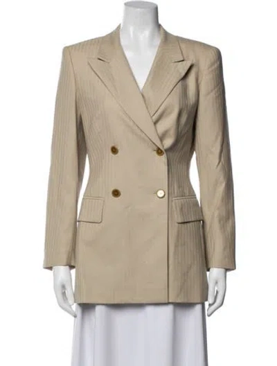 Pre-owned Escada Margaretha Ley Wool Blazer In Green