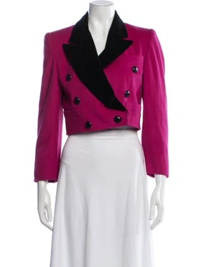 Pre-owned Escada Margaretha Ley Wool Blazer In Pink
