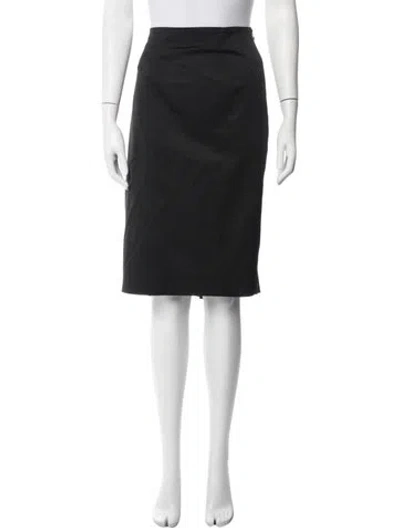 Pre-owned Escada Midi Length Skirt In Blue