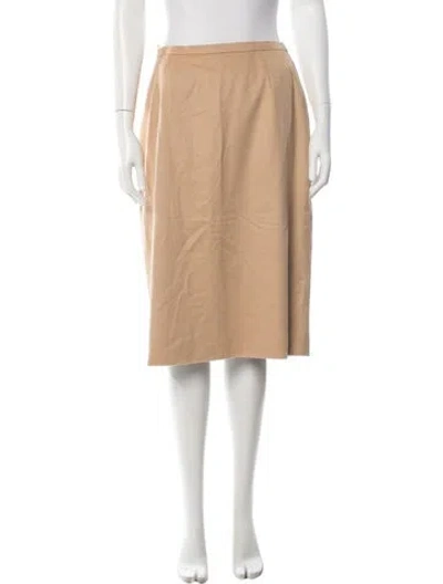 Pre-owned Escada Midi Length Skirt In Neutrals