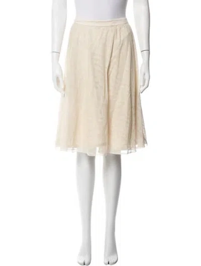 Pre-owned Escada Midi Length Skirt In Neutrals