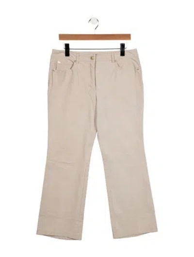 Pre-owned Escada Mid-rise Flared Jeans In Grey