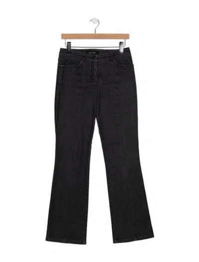 Pre-owned Escada Mid-rise Flared Jeans In Multicolor