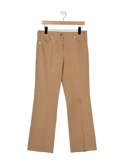 Pre-owned Escada Mid-rise Flared Jeans In Neutrals