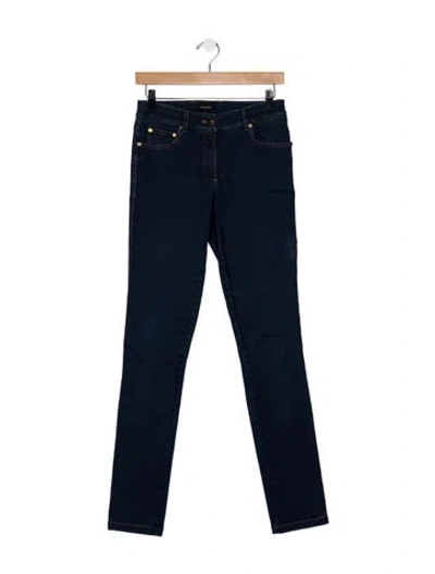 Pre-owned Escada Mid-rise Skinny Leg Jeans In Blue
