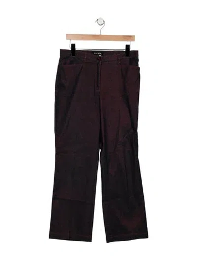 Pre-owned Escada Mid-rise Straight Leg Jeans In Blue