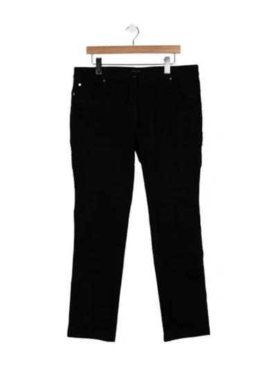Pre-owned Escada Mid-rise Straight Leg Jeans In Blue