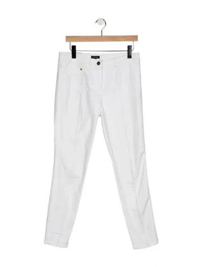 Pre-owned Escada Mid-rise Straight Leg Jeans In Blue
