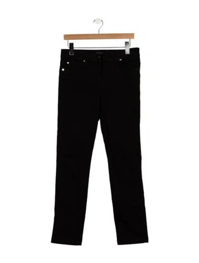 Pre-owned Escada Mid-rise Straight Leg Jeans In Blue