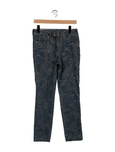 Pre-owned Escada Mid-rise Straight Leg Jeans In Blue