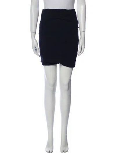 Pre-owned Escada Mini Skirt In Black