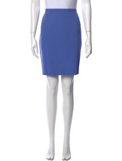 Pre-owned Escada Mini Skirt In Blue