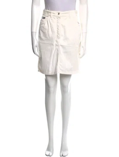 Pre-owned Escada Mini Skirt In Neutral