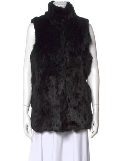 Pre-owned Escada Mock Neck Sweater In Black
